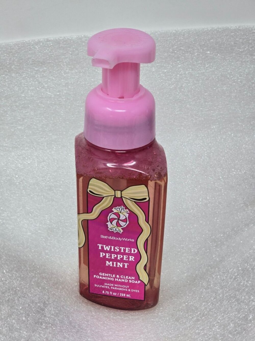 Bath & Body Works Twisted Peppermint Gentle Clean Foaming Hand Soap 8.75 Oz